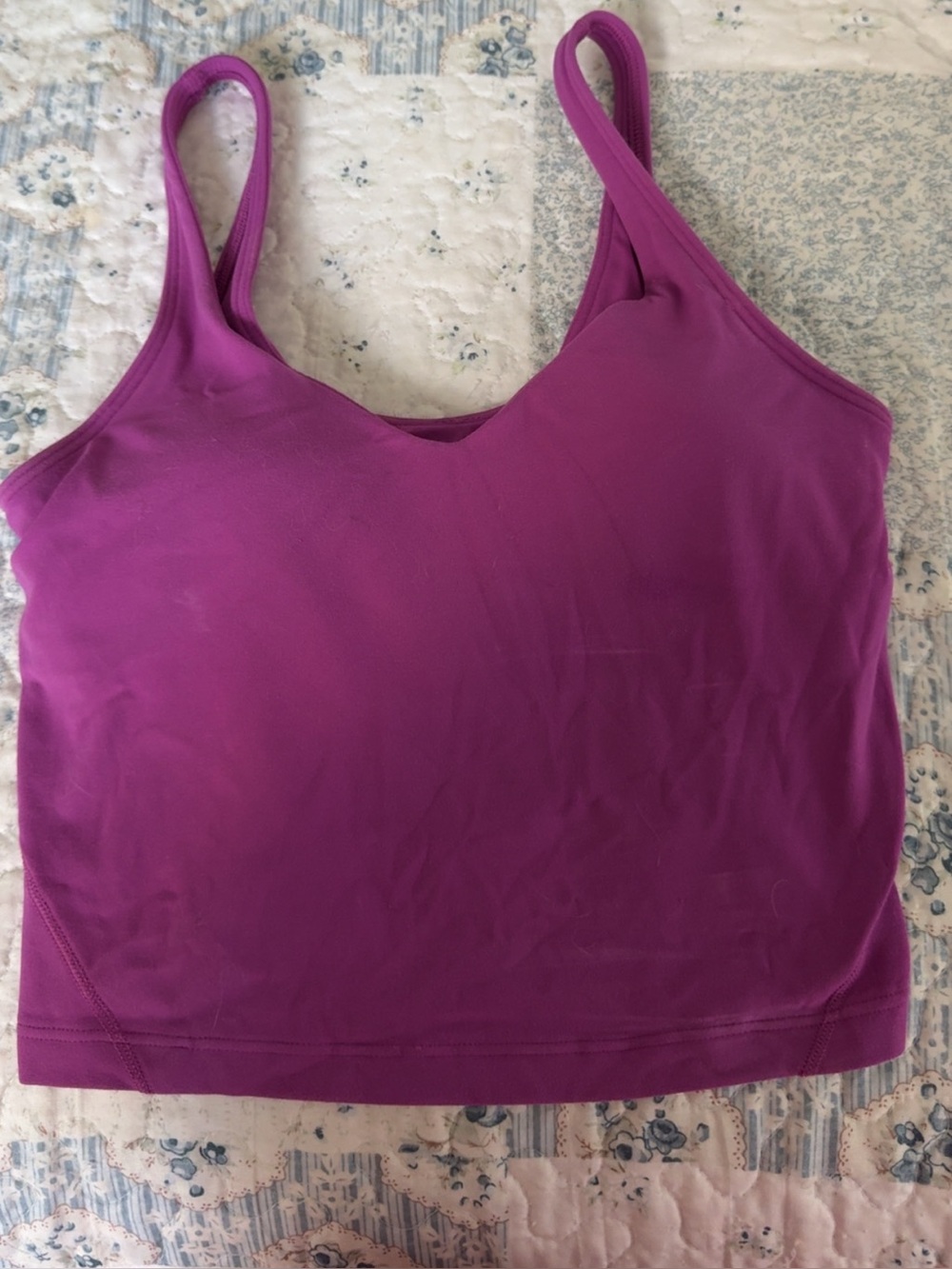lululemon athletica Magenta Spaghetti-Strap Tank